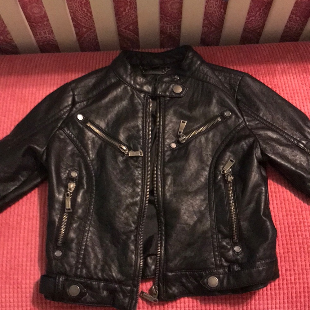 Girls leather jacket